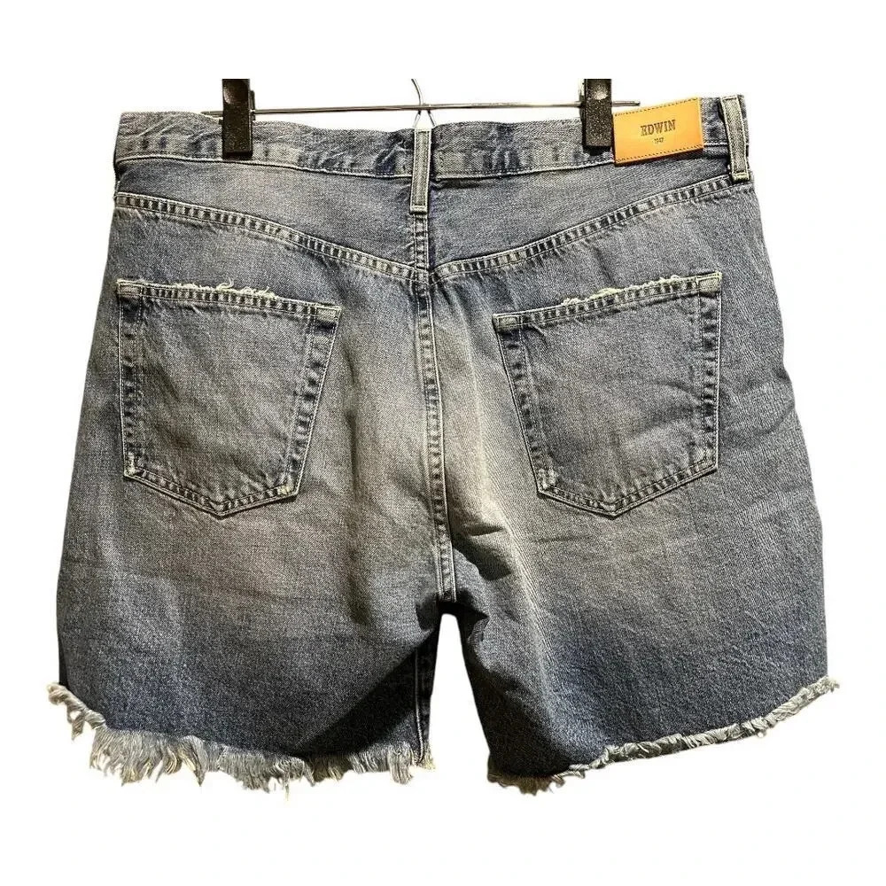 NWT‎ Edwin Denim 7” CAI Short In Color Viva | Size 34 - Picture 2 of 9